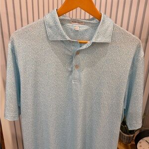 Peter Millar Pale Blue Short Sleeve Polo